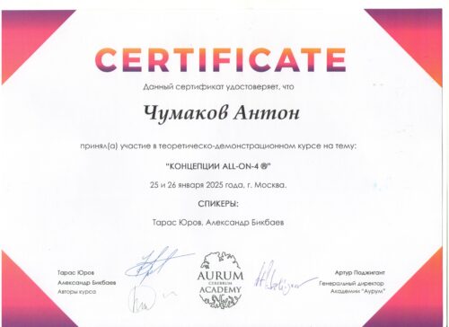 Чумаков А.С.